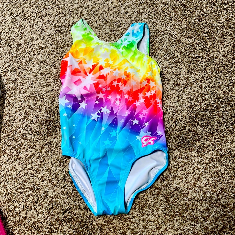 Multi colored leotard